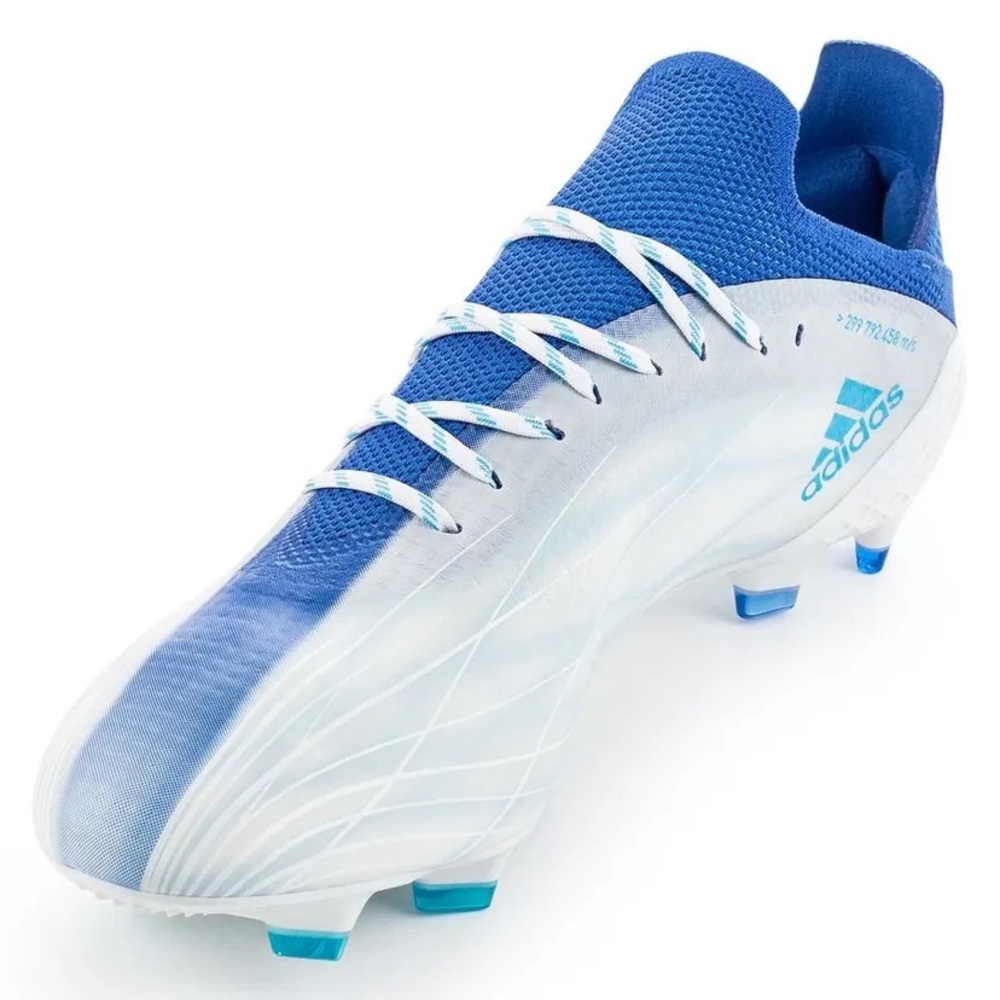 ADIDAS SPEEDFLOW .1 FG DIAMOND EDGE - WHITE/LEGEND INK/SKY RUSH (12.5 - NWOT)